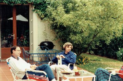 Pat and Carol's Patio in France
